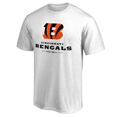 Cincinnati Bengals Team Lockup T-Shirt White | NFL