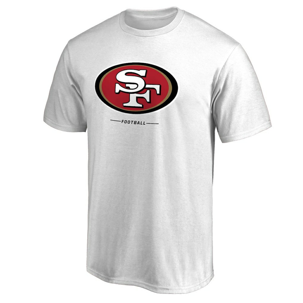 San Francisco 49ers Team Lockup 2 T-Shirt White | NFL