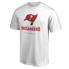 Tampa Bay Buccaneers Team Lockup T-Shirt White | NFL