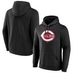 Cincinnati Reds Official Logo Fitted Pullover Hoodie - MLB