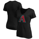 Arizona Diamondbacks Women's Secondary Color Primary Logo T-Shirt - MLB