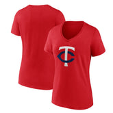 Minnesota Twins Women's Secondary Color Primary Logo T-Shirt - MLB