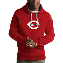 Cincinnati Reds Antigua Victory Pullover Hoodie - MLB