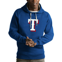 Texas Rangers Antigua Victory Pullover Hoodie - MLB
