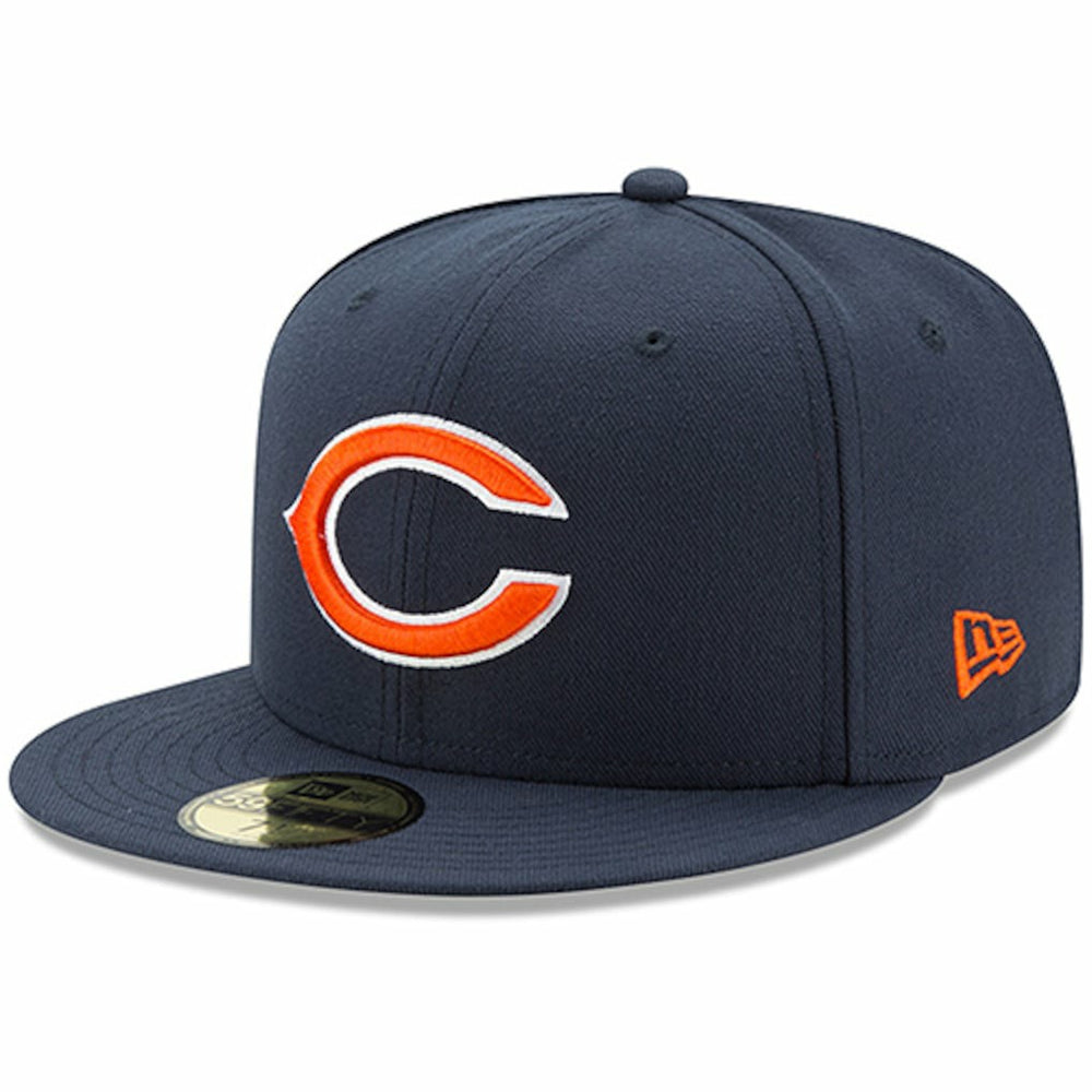 Chicago Bears New Era Omaha 59FIFTY Fitted Hat Navy | NFL