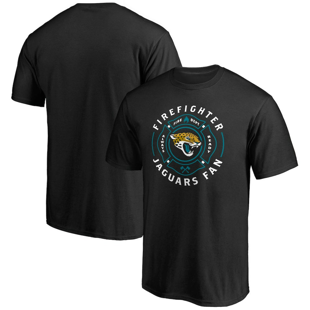 Jacksonville Jaguars Black Firefighter T-Shirt | NFL