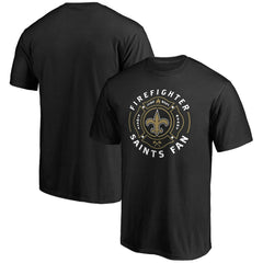 New Orleans Saints Black Firefighter T-Shirt | NFL