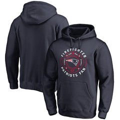 New England Patriots Firefighter Pullover Hoodie Navy | NFL