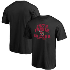 Arizona Cardinals Faith Family T-Shirt Black | NFL