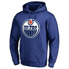Edmonton Oilers Raise the Banner Pullover Hoodie - Royal - NHL