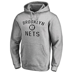 Brooklyn Nets Victory Arch Pullover Hoodie Ash - NBA