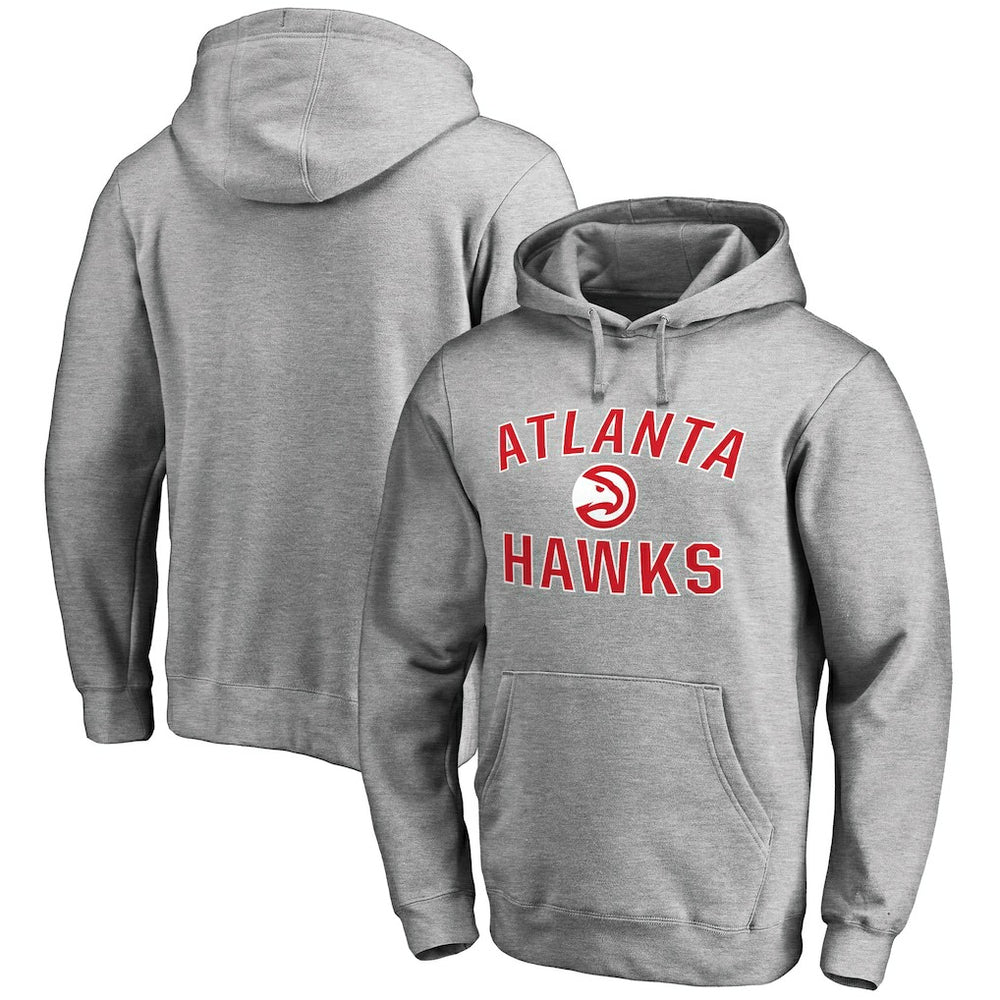 Atlanta Hawks Victory Arch Pullover Hoodie Ash - NBA