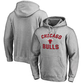 Chicago Bulls Victory Arch Pullover Hoodie Ash - NBA