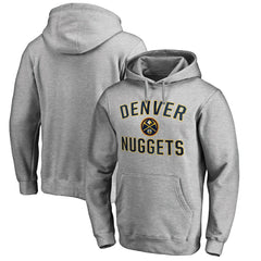 Denver Nuggets Victory Arch Pullover Hoodie Ash - NBA