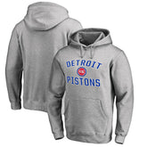 Detroit Pistons Victory Arch Pullover Hoodie Ash - NBA