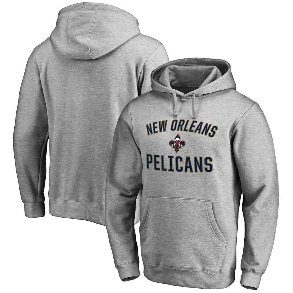 New Orleans Pelicans Victory Arch Pullover Hoodie Ash - NBA