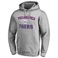 Philadelphia 76ers Victory Arch Pullover Hoodie Ash - NBA