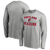 Portland Trail Blazers Victory Arch Long Sleeve T-Shirt Ash - NBA
