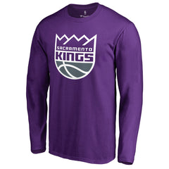 Sacramento Kings Primary Logo 2 Long Sleeve T-Shirt Purple - NBA