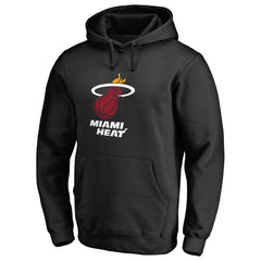 Miami Heat Primary Logo Pullover Hoodie Black - NBA