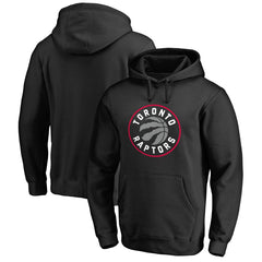Toronto Raptors Primary Logo Pullover Hoodie Black - NBA