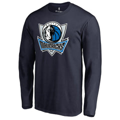 Dallas Mavericks Primary Logo Long Sleeve T-Shirt Navy - NBA