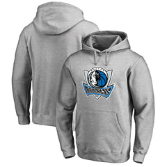 Dallas Mavericks Primary Logo Pullover Hoodie Heather Gray - NBA