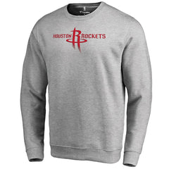 Houston Rockets Primary Logo Sweatshirt Heathered Gray - NBA