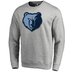 Memphis Grizzlies Primary Logo Sweatshirt Heathered Gray - NBA
