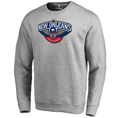 New Orleans Pelicans Primary Logo Sweatshirt Heathered Gray - NBA