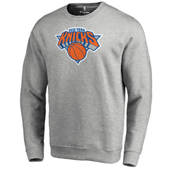 New York Knicks Primary Logo Sweatshirt Heathered Gray - NBA