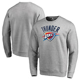 Oklahoma City Thunder Primary Logo Sweatshirt Heathered Gray - NBA