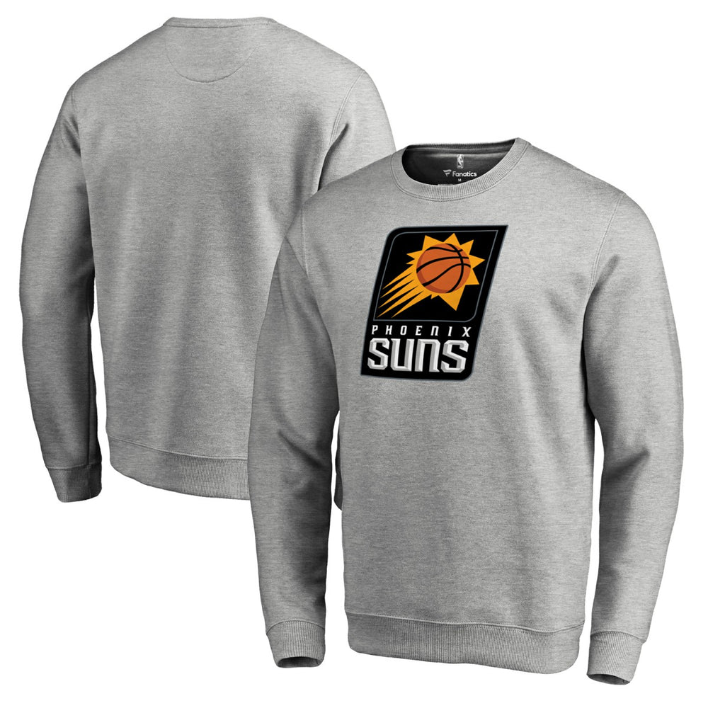 Phoenix Suns Primary Logo Sweatshirt Heathered Gray - NBA