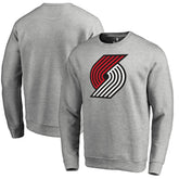 Portland Trail Blazers Primary Logo Sweatshirt Heathered Gray - NBA