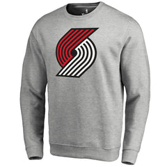 Portland Trail Blazers Primary Logo Sweatshirt Heathered Gray - NBA