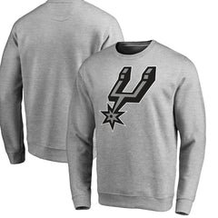 San Antonio Spurs Primary Logo Sweatshirt Heathered Gray - NBA