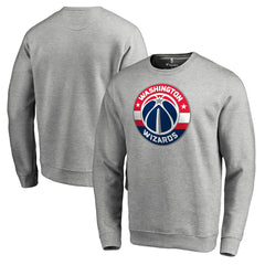 Washington Wizards Primary Logo Sweatshirt Heathered Gray - NBA