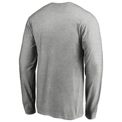 Toronto Raptors Primary Logo Long Sleeve T-Shirt Heather Gray - NBA