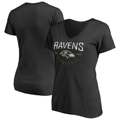 Baltimore Ravens Women's Live For It T-Shirt Black | NFL