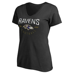 Baltimore Ravens Women's Live For It T-Shirt Black | NFL