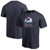 Colorado Avalanche Team Lockup T-Shirt - Navy - NHL