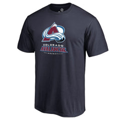 Colorado Avalanche Team Lockup T-Shirt - Navy - NHL