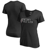 Atlanta Falcons Women's Alternate Logo T-Shirt Black | NFL
