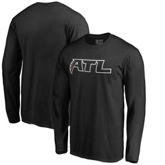 Atlanta Falcons Alternate Logo Long Sleeve T-Shirt Black | NFL