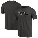 Atlanta Falcons Alternate Logo Tri-Blend T-Shirt Black | NFL