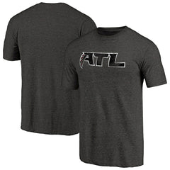 Atlanta Falcons Alternate Logo Tri-Blend T-Shirt Black | NFL