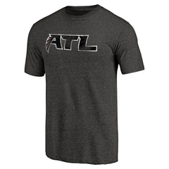 Atlanta Falcons Alternate Logo Tri-Blend T-Shirt Black | NFL