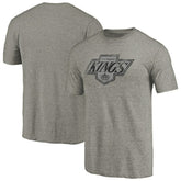Los Angeles Kings Throwback Logo 1988-1989 Tri-Blend T-Shirt - Ash - NHL