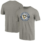 Pittsburgh Penguins Throwback Logo 1968-1969 Tri-Blend T-Shirt - Ash - NHL
