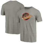 Vancouver Canucks Throwback Logo 1985-1986 Tri-Blend T-Shirt - Ash - NHL